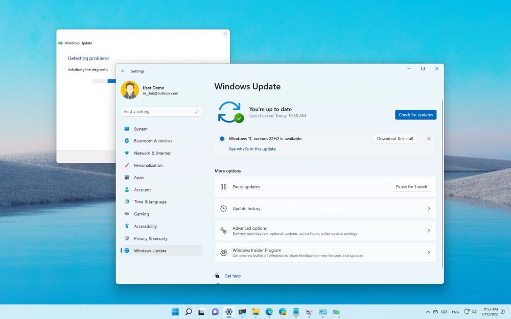 Aktualizace Windows 11