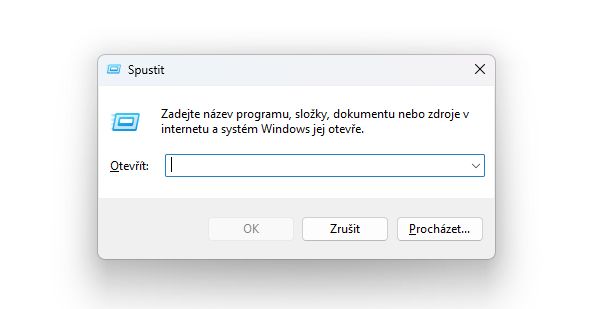 příkaz spustit